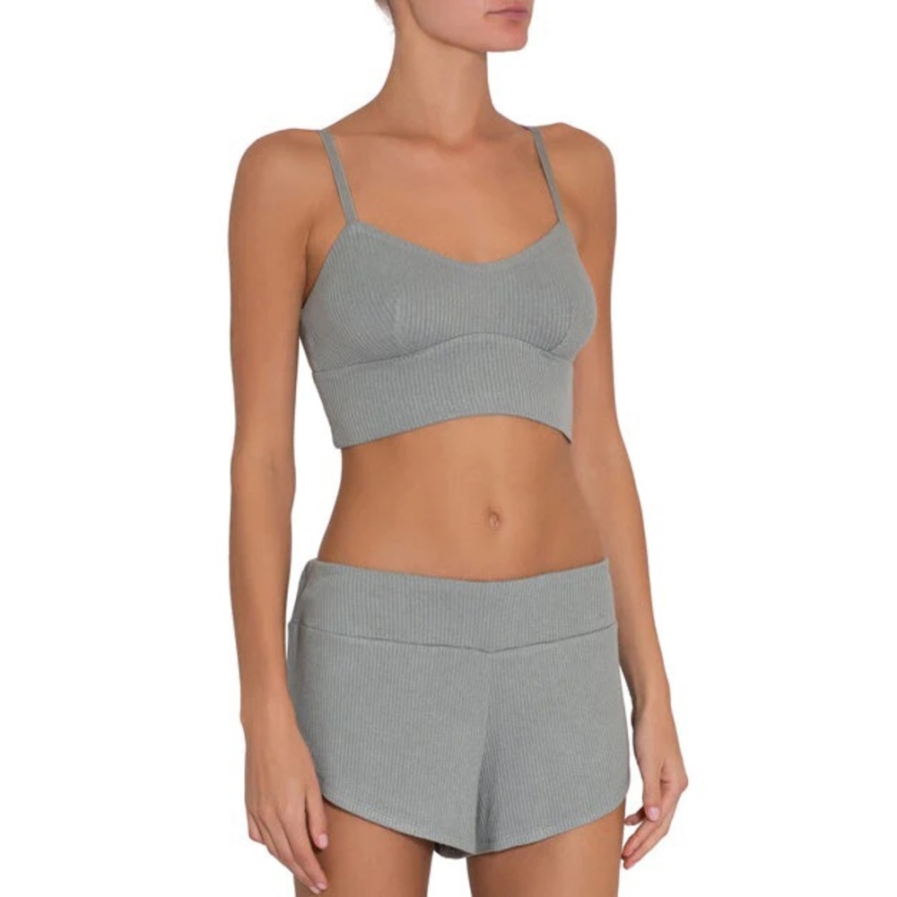 Eberjey Elon ribbed relaxed bralette. NWT!  Size large